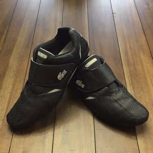 Lacoste black Velcro shoes 10.5